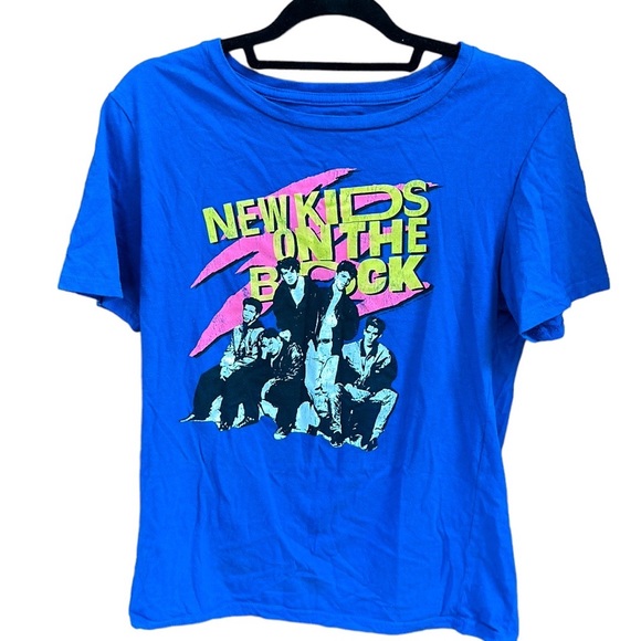 NEW KIDS ON THE BLOCK Tops New Kids On The Block Retro Style Boy
